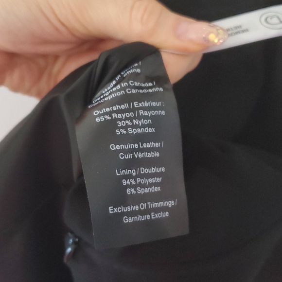 ♥️ Danier leather dress - size 8 - Picture 8 of 8